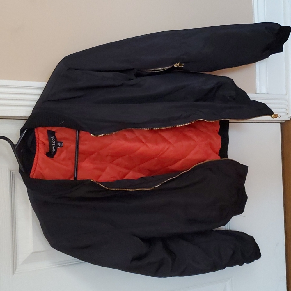 Red & Black Bomber Jacket